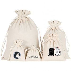 ถุงผ้ามัสลินลินินรีไซเคิล พร้อมเชือกผูก  สำหรับงานพิมพ์สกรีน  ใช้ในอุตสาหกรรม  เกรดอาหาร  ตัวเลือกสติกเกอร์แบบกำหนดเอง  รุ่น Mi-22121001 - Product Image 2