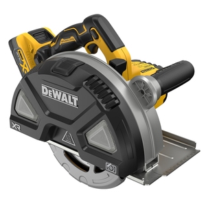 Scie circulaire DeWalt 6-1/2 pouces sans fil XR sans balais, outil de coupe du bois alimenté par batterie - Product Image 1