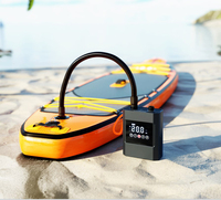 Nouvelle pompe à air portable tendance pour planche à pagaie SUP, 12000 mAh, en plastique, débit d'air 360 L/min, pression 20 psi, pour kayak