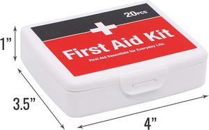 Mini Kit de 20 Piezas, Pequeño <span class=keywords><strong>y</strong></span> Compacto, Uso Multiusos para Cortes <span class=keywords><strong>y</strong></span> Rasguños Menores, Estuche Resistente al Agua, Portátil - Product Image 3