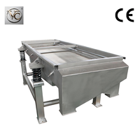 Crible vibrant linéaire à double étage en acier inoxydable FKJX 304 pour l'élimination des impuretés et le classement du sésame blanc et noir