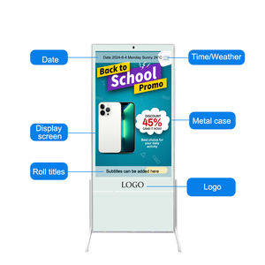 Soporte de suelo 43 pulgadas interior Android red LED centro comercial publicidad pantalla quiosco Digital - Product Image 2