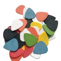 2024 Bonne Forme Standard Rouge Noir Blanc 0.5mm Acétal Delrin Guitare Plectre Pick