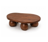 Table basse en bois de style nordique moderne et luxueux, design unique de haute qualité, table centrale pour salon, mobilier contemporain pour la maison