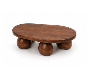 Table basse en bois de style nordique moderne et luxueux, design unique de haute qualité, table centrale pour salon, mobilier contemporain pour la maison - Product Image 1