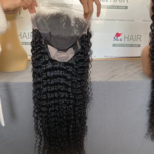 Pelucas Frontales Rizadas Profundas y Rizadas al Estilo Español, Pelucas Frontales Completas de Cabello Rizado de Alta Calidad, Pelucas de Encaje Transparente con Nudos Pequeños - Product Image 6