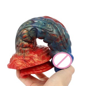 FAAK Drop Shipping Cheap Hotsale Dragon Model Double Head <b>Dildo</b> Sex Toy With Strong Suction Cup <b>Dildo</b> - Product Image 2