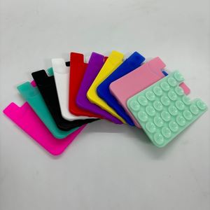 The New Listing Universal and Convenient Mobile Phone Suction Cup Silicone Card Holder in Pure Colors - Product Image 4