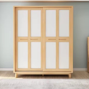 Armario de Almacenamiento de Ratán y Madera Maciza de Alta Calidad, Muebles de Dormitorio - Product Image 2