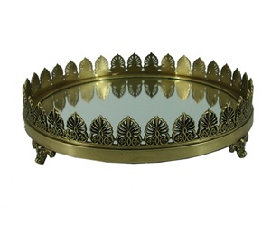 Wholesale Metal Amazing Design Serving <b>Tray</b> Home and Restaurant Most Precious Gift - Product Image 6