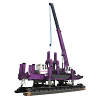 Machine de forage de pieux hydraulique statique pour le développement urbain, réduction du bruit des pieux battus