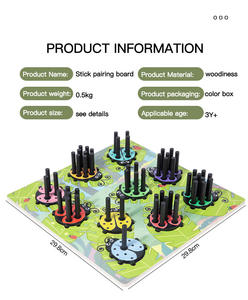 Puzzle di legno per educazione precoce blocca i bambini che imparano il numero di coccinella verde corrispondente ai giocattoli di matematica della scheda cognitiva digitale - Product Image 3