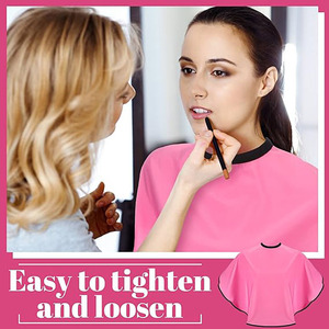 Capa de Maquillaje Personalizada con Logotipo para Salón de Belleza, Estudiantes y Artistas de Maquillaje, Impermeable, Corta, para Corte de Cabello, Capas Cosméticas - Product Image 4