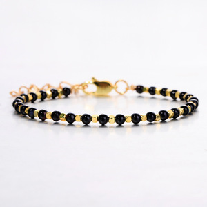 ขายส่งกำไลข้อมือลูกปัดอะมีทิสต์ธรรมชาติขนาด 3 มม. ดีไซน์ทันสมัย ชุบทอง 14K ปรับขนาดได้ เหมาะสำหรับทั้งชายและหญิง บริการสั่งทำพิเศษ สำหรับผู้ซื้อธุรกิจขนาดเล็ก - Product Image 6