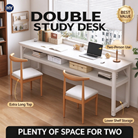 Bureau d'ordinateur moderne au design épuré, table d'étude à domicile, bureau d'écriture de qualité commerciale, mobilier de poste de travail