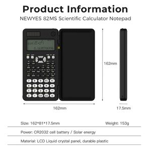Newyes OEM lật Top 12 chữ số Văn Phòng TrườNg Máy tính để bàn máy tính năng lượng mặt trời LCD bằng văn bản Hội Đồng Quản Trị 82MS khoa học máy tính Pad - Product Image 6