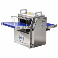 Trancheuse viande fraîche automatique commerciale coupe poulet pour hôtel cuisine boucher cantine cubes lanières pour boeuf porc