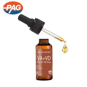 Suplemento nutricional de etiqueta privada Vitamina D3 a E K2 Gotas orales Líquido de aceite para niños o adultos Vitamina A + D Plus VE VK2 Gota - Product Image 1