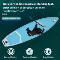 Planche de paddle gonflable tout-terrain en PVC, couleur personnalisée, écologique, haute stabilité, multi-certifiée, pour le surf sur les vagues
