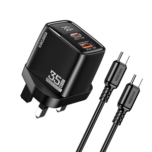 Usine en gros KAKUSIGA Usb-c Port adaptateur secteur QC3.0 PD35 <span class=keywords><strong>Watt</strong></span> chargeur de câble de charge rapide - Product Image 2