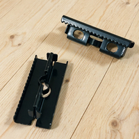 Clips de fixation modernes, écologiques, résistants à l'eau, durables, en acier inoxydable, pour terrasses en WPC, installation facile, clips dentelés