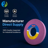 Meule à grande surface en céramique d'oxyde d'aluminium 350x40x127mm, outil abrasif industriel pour rectifieuse de surface et ébavurage de métaux