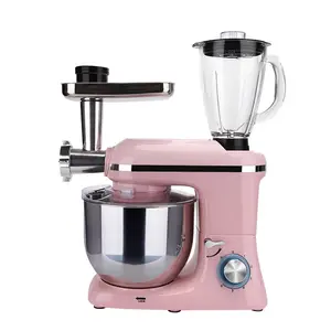 Customized 3 In 1 5l 6l 7l 8l Stand Mixer Electric Planetary Kitchen With Meat Grinders Stand Mixer For Baking