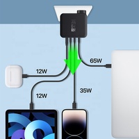 Productos de Gran Demanda 2026: Cargador GaN de Pared de 4 Puertos USB-C PD 3.1 de Carga Rápida 140W con 3C1A, Bajo MOQ 1