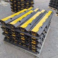 Rampas de Goma Móviles de 2 Canales de Primera Calidad para Cables, para Uso en Exteriores