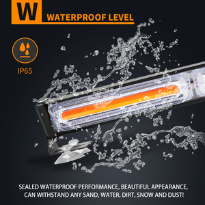 Hút cup núi <span class=keywords><strong>Led</strong></span> giao thông cố vấn nhấp nháy thanh ánh sáng phía sau cửa sổ cảnh báo khẩn cấp lightbar cho xe snowplow - Product Image 3