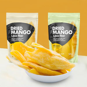 AGOLYN Snacks pour petit-déjeuner biologiques de 500g Mangue séchée molle en vrac au goût sucré Bouteille d'emballage OEM - Product Image 1