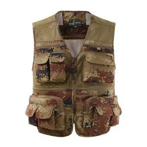 Multifunctional Plus Size Fishing Vest Multi-Pocket Breathable Anti-UV Quick Dry Comfort Nylon Cargo Tooling <b>Waistcoat</b> - Product Image 5