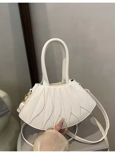 Bolso de Hombro Cruzado para Mujer, Diseño de Textura de Alta Gama, Estilo Retro Creativo, Patrón Sólido Versátil, Superventas - Product Image 6
