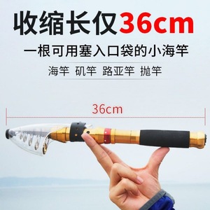 Mini canne à pêche télescopique 2M, action extra rapide, guides SIC, canne à pêche en eau douce et en mer, canne à lancer pour la pêche sur glace, ensemble de cannes à leurres - Product Image 4