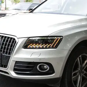 Para 2008-2018 Audi Q5 LED DRL faróis e luzes traseiras acessórios para carro