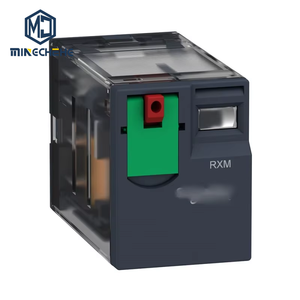 100% New and Original Brand RXM Miniature <b>Relay</b> RXM2CB2BD 24V DC Miniature Plug in <b>Relay</b> With LED - Product Image 1