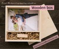 Caja de madera embalada fotografía Arce nogal USB Flash Drive Pen Drive USB Memory Stick regalo de boda con logotipo grabado