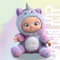 En gros, plusieurs modèles de jouets en peluche lumineux musicaux, poupées animales personnalisées avec visage en vinyle et dos en plastique, pour enfants unisexe de tous âges