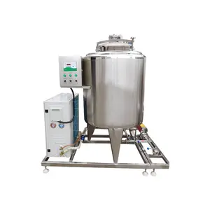 Stainless Steel Milk Pasteurizer Machine 10000L Vertical/Horizontal Milk Cooling Tank Price
