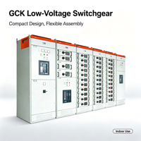 Kabinet Switchgear Modular Aluminium Lapis Seng Shenmeng GCK 12kV Indoor yang Dapat Ditarik, IP30, Distribusi Daya Industri