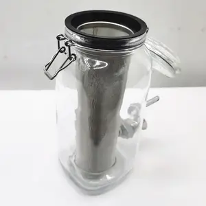 32 64 OZ Mason Jar Food Grade 304 Stainless Steel Cold Brew Coffee Mesh Filter