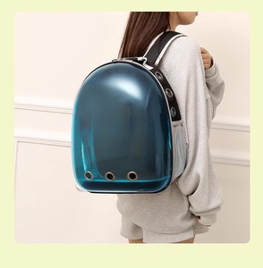 Bolsa de Transporte Transparente Tipo Cápsula Espacial para Gatos y Perros Pequeños, Mochila Oxford para Viajes al Aire Libre, Cómoda para el Hombro - Product Image 6