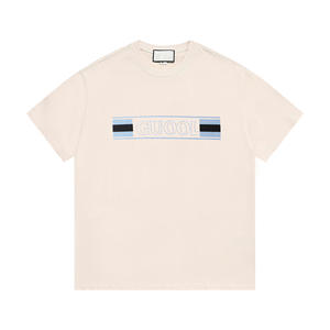 T-Shirt à Manches Courtes Col Velcro Imprimé Intégral Gu <span class=keywords><strong>25</strong></span> Ans, Ample, Style Célébrité Internet, Hauts Inspirés pour Hommes et Femmes - Product Image 1