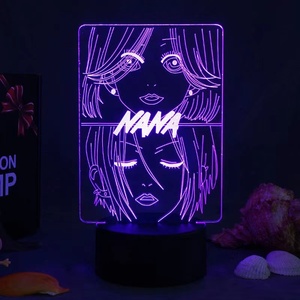 Lampe 3d Anime à capteur tactile, veilleuse - Product Image 4