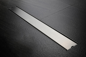 Plancher En Acier inoxydable Caniveaux <span class=keywords><strong>Insert</strong></span> Carrelage Linéaire Siphon de Sol <span class=keywords><strong>Pour</strong></span> Salle De Bain - Product Image 5