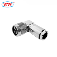 Connecteur à pince mâle de type N Connecteur RF à angle droit à 90 degrés pour câble coaxial RF LMR400 RG8 RG213 RG214 H1000 Connecteurs coaxiaux RF