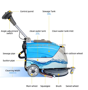NC-X25 New Handheld Industrial <b>Walk</b>-Behind Portable Floor Cleaning Scrubber <b>Machine</b> - Product Image 5