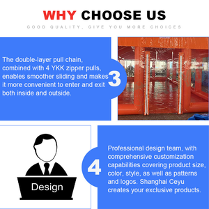 Tente gonflable géante AOYU pour le <span class=keywords><strong>camping</strong></span>, imperméable, en forme d'étoile, grande tente de fête pour les événements, les mariages en plein air - Product Image 4