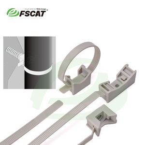 Fascette stringicavo in nylon certificato auto-bloccanti e ignifughe 7.6x180mm <span class=keywords><strong>per</strong></span> uso idraulico, edile e industriale - Product Image 2