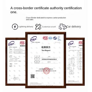 Grande boîte de <span class=keywords><strong>rangement</strong></span> mobile carrée transfrontalière personnalisée <span class=keywords><strong>carton</strong></span> ondulé matériaux recyclés dossier type d'estampage pour Express - Product Image 4